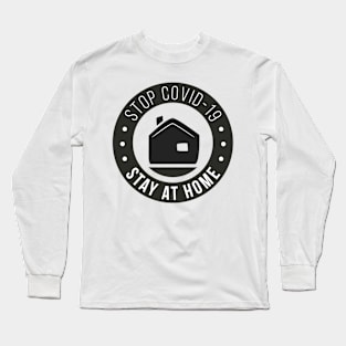 Corona stay at home Shirt Long Sleeve T-Shirt